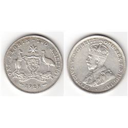 Australia, Florin, George V, 1928