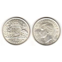 Australia, Florin, George VI, 1941