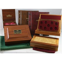 Coin albums, cases