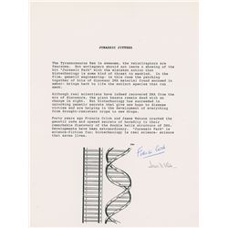 James D. Watson and Francis Crick