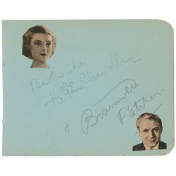 Bramwell Fletcher and Helen Chandler