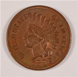 1892 INDIAN HEAD CENT BU