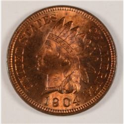 1904 INDIAN HEAD CENT MS-64 RD