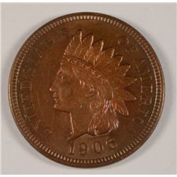 1906 INDIAN HEAD CENT BU