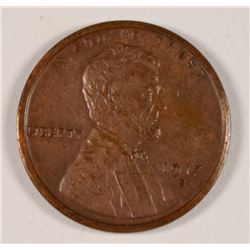 1917-S LINCOLN CENT MS-61 BN