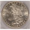 Image 2 : 1896 MORGAN SILVER DOLLAR, PCGS MS-64+  BLAST WHITE!