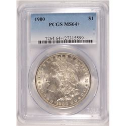 1900 MORGAN SILVER DOLLAR, PCGS MS-64+