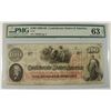 Image 1 : 1862-63 $100 CONFEDERATE NOTE T-41 PMG 63 EPQ