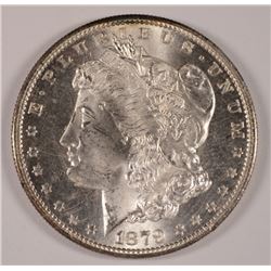 1879-S MORGAN SILVER DOLLAR, MS-64 BLAST WHITE!