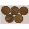 Image 1 : (5) 1858 LL FLYING EAGLE CENTS