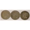 Image 1 : (3) 1866 THREE CENT NICKELS