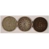 Image 2 : (3) 1870 SHIELD NICKELS