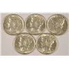 Image 1 : (5) CH BU MERCURY DIMES