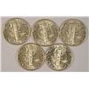 Image 2 : (5) CH BU MERCURY DIMES