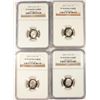 Image 1 : (4) 2009-S PROOF ROOSEVELT DIMES NGC PF-70'S UC