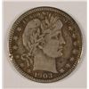 Image 1 : 1903-S BARBER QUARTER F/VF