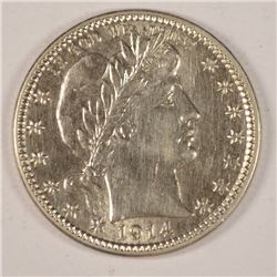 1914-D BARBER QUARTER CH BU