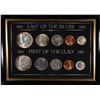 Image 1 : SET OF MINT ERROR COINS, ALL WITH CLIPPED EDGE: 1964 & 65  ( 10 ) COINS