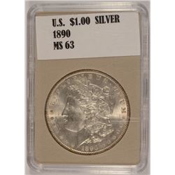 1890 MORGAN DOLLAR CH BU