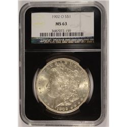 1902-O MORGAN DOLLAR NGC MS-63