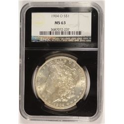 1904-O MORGAN DOLLAR NGC MS-63