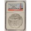 Image 1 : 2012 (S) AMERICAN SILVER EAGLE NGC MS-70 EARLY RELEASE