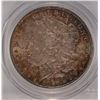 Image 2 : 1879-S REVERSE OF 1878 MORGAN SILVER DOLLAR, PCGS MS-65  AMAZING COLORS!!