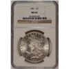 Image 1 : 1881 MORGAN SILVER DOLLAR, NGC MS-65 BLAST WHITE