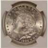Image 2 : 1884 MORGAN SILVER DOLLAR, NGC MS-65  BLAST WHITE