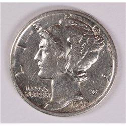 1942/1 MERCURY DIME, AU-55 NICE!