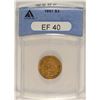 Image 1 : 1857 $3.00 GOLD ANACS EF-40