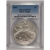Image 1 : 2004 AMERICAN SILVER EAGLE, PCGS MS-70!