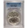 Image 1 : 2005 AMERICAN SILVER EAGLE, PCGS MS-70 RARE LISTS IN PCGS PRICE GUIDE AT $700.00