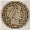 Image 1 : 1901 BARBER HALF DOLLAR F/VF