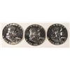 Image 1 : (3) PROOF FRANKLIN HALF DOLLARS (1960, 1962, 1963)