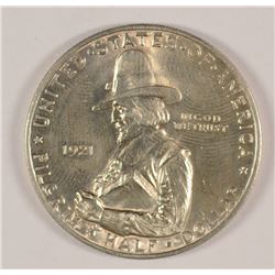 1921 PILGRIM COMMEN HALF DOLLAR AU/BU