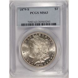 1879-S MORGAN DOLLAR PCGS MS-63