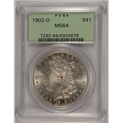 1902-O MORGAN DOLLAR PCGS MS-64