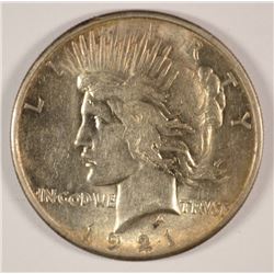 1921 PEACE DOLLAR CH BU