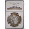 Image 1 : 1878 7TF REVERSE OF 78 MORGAN SILVER DOLLAR,  NGC  MS-62 PL,  LOOKS DMPL