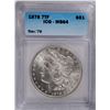 Image 1 : 1878 7TF REVERSE OF 79 MORGAN SILVER DOLLAR, . ICG MS-64