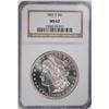 Image 1 : 1882-S MORGAN SILVER DOLLAR, NGC MS-67