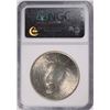 Image 4 : 1934 PEACE SILVER DOLLAR, NGC MS-65   UPPER RIGHT CORNER CRACKED ON HOLDER