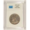 Image 1 : 1876 SEATED LIBERTY HALF DOLLAR, CCGS AU-58  NICE TYPE COIN
