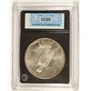 Image 4 : 1921 PEACE SILVER DOLLAR, CCGS MS-64  FLASHY!
