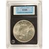 Image 4 : 1934-D PEACE SILVER DOLLAR, CCGS MS-62 SEMI-KEY