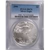 Image 1 : 2006 AMERICAN SILVER EAGLE, PCGS MS-70 PERFECT!