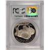 Image 4 : 2001 PROOF BUFFALO COMMEN DOLLAR PCGS PF-69 DCAM (36TH US MINT DIRECTOR JAY W JO