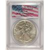 Image 1 : 1991 SILVER AMERICAN EAGLE PCGS GEM UNC (WORLD TRADE CENTER GROUND RECOVERY ZONE