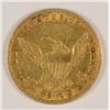 Image 2 : 1836 $2.5 GOLD CLASSIC HEAD AU DETAILS